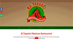 Desktop Screenshot of eltapatiokissimmee.com